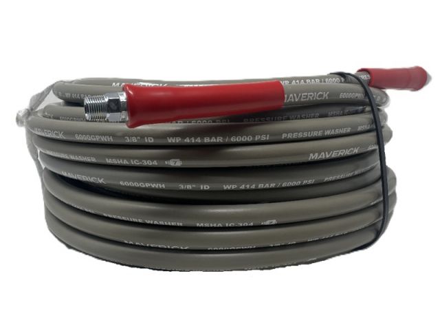 3/8"X100' Non Marking Pressure Washer Hose - 6000 psi